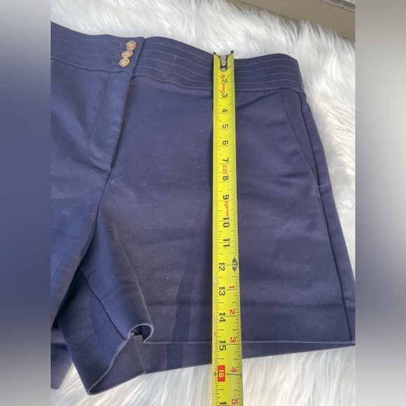 LOFT high waist triple button shorts - size 12 - navy blue - Picture 3 of 9